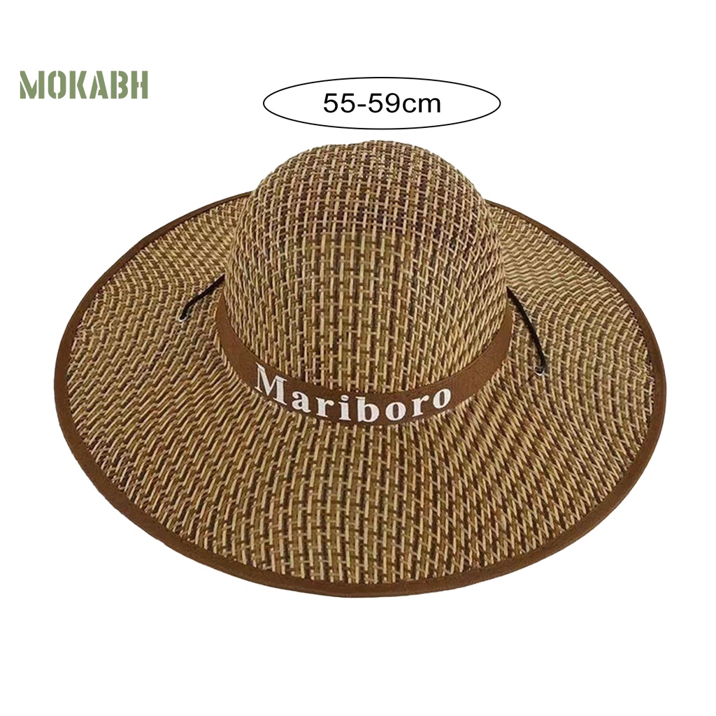 Nón Cối Rộng Vành Thiết Kế Dây Rút Thoải Mái Chống Nắng Thời Trang Đi Biển Mùa Hè Cho Nữ