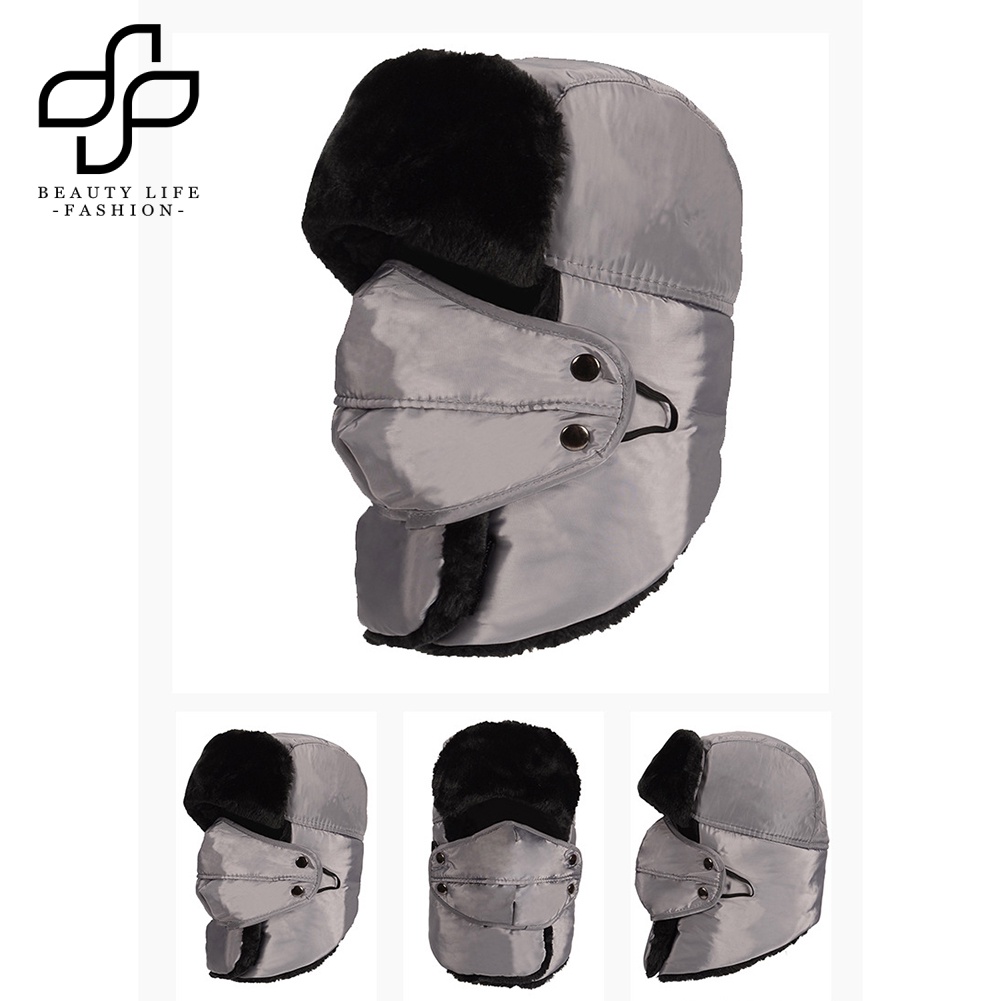 Mũ Trùm Đầu Che Mặt Và Cổ Dày Dặn Giữ Ấm Chống Gió Chống Tuyết Thời Trang Mùa Đông Cho Nam