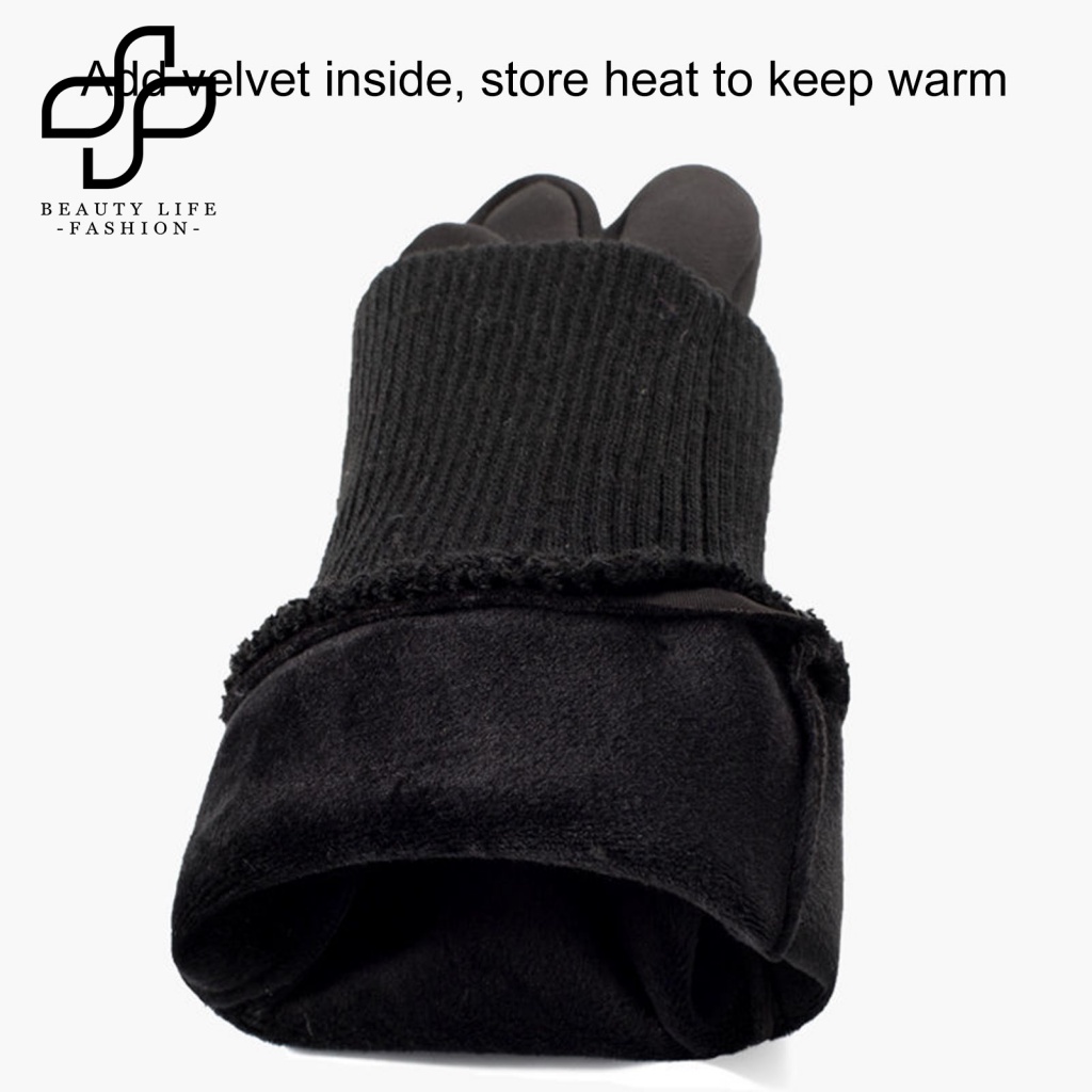 1 Đôi Găng Tay Trượt Tuyết Giữ Ấm Chống Trượt Chống Thấm Nước Chống Mồ Hôi Dùng Được Màn Hình Cảm Ứng