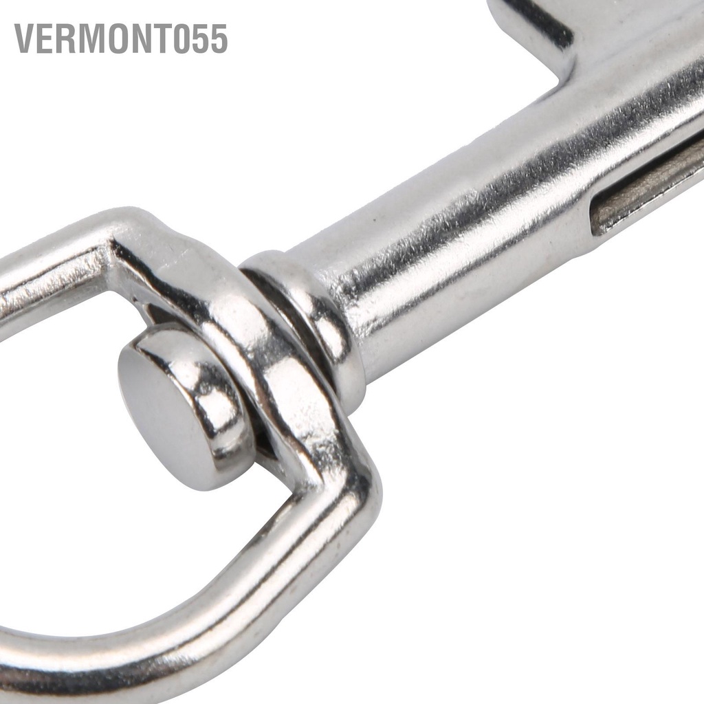 Vermont055 Lặn bằng thép không gỉ Single Ended Snap Clips Eye Bolt Hooks Buckle