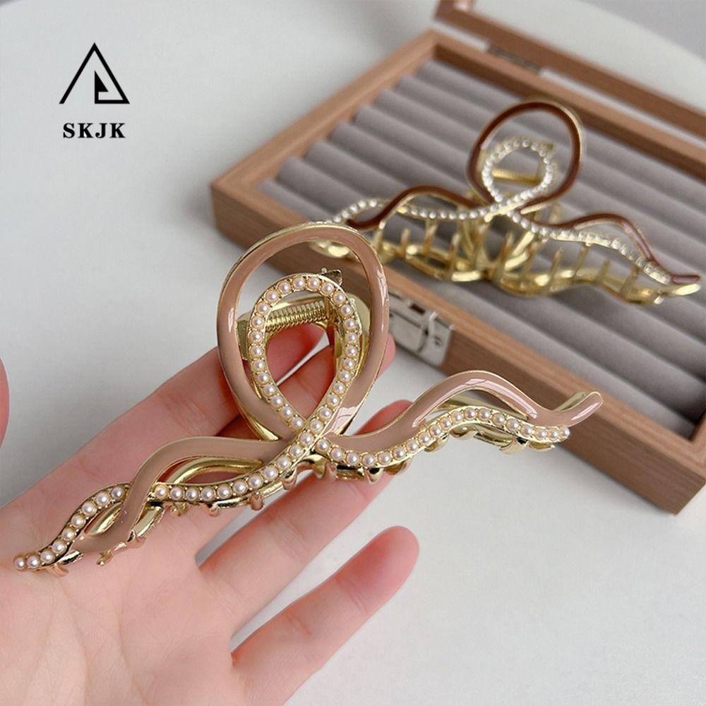 Kẹp Tóc Kim Loại Hình Gợn Sóng Dễ Thương Sáng Tạo Cho Nữ