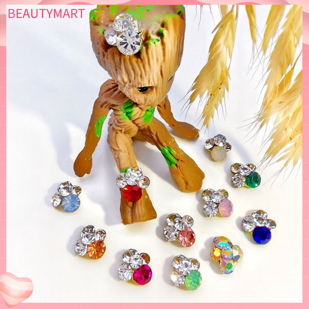 Set 10 Cọc Đính Đá Trang Trí Móng Tay DIY