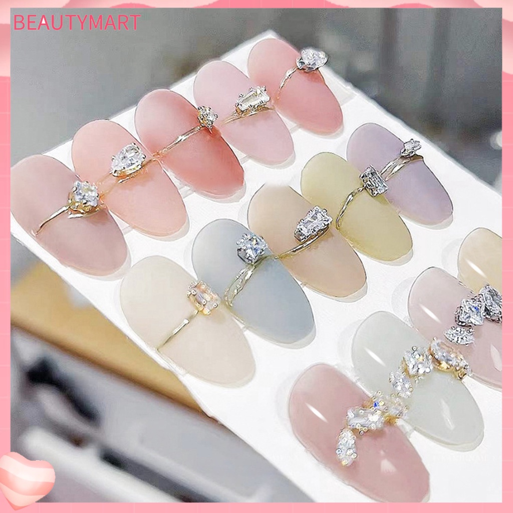 Set 20 Phụ Kiện Đính Đá Zircon Trang Trí Móng Tay Nghệ Thuật Cho Nữ