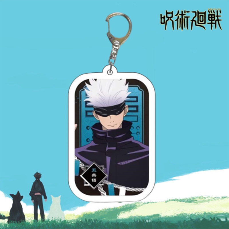 Móc Khóa Hình Nhân Vật Hoạt Hình gojo satoru gojo satoru Cho Nam Nữ