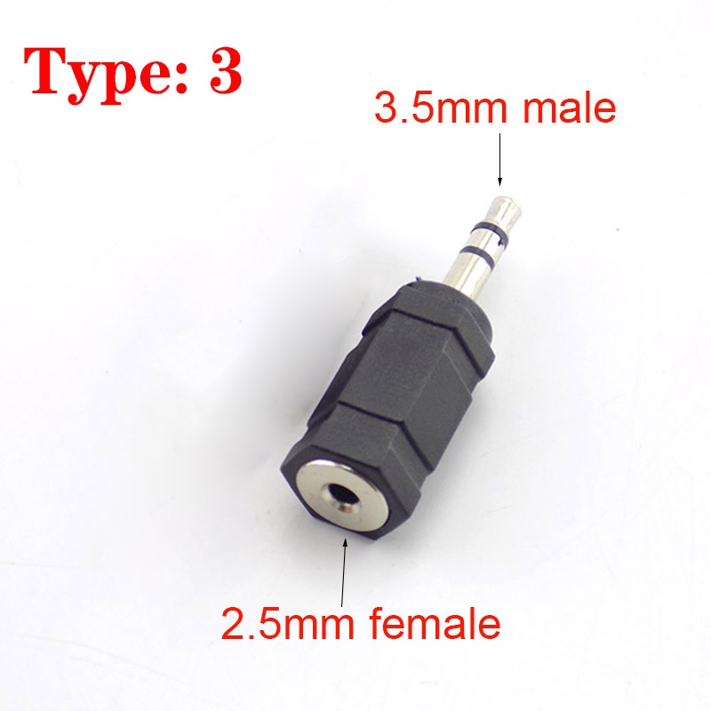 Dây Cáp Âm Thanh Chuyển Đổi Đầu Cắm 3.5mm 6.5mm Sang Ổ Cắm 3.5mm 2.5mm Cho Loa aux vnk2