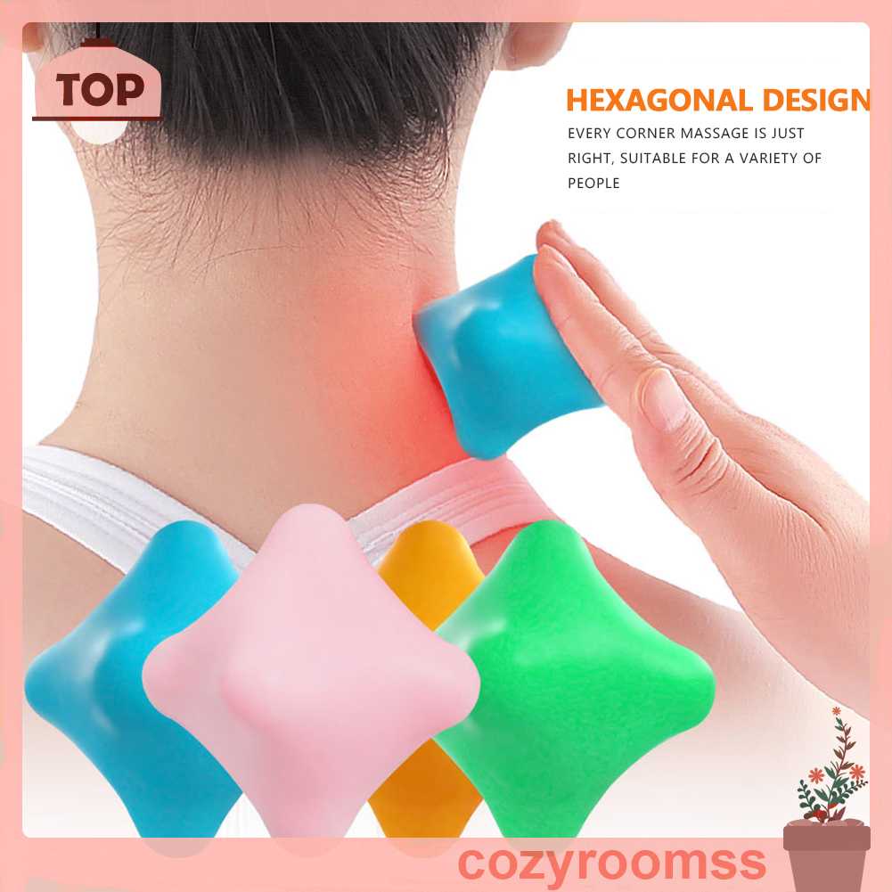 Bóng Silicone Hình Lục Giác Mát Xa Giảm Đau Cơ Thể