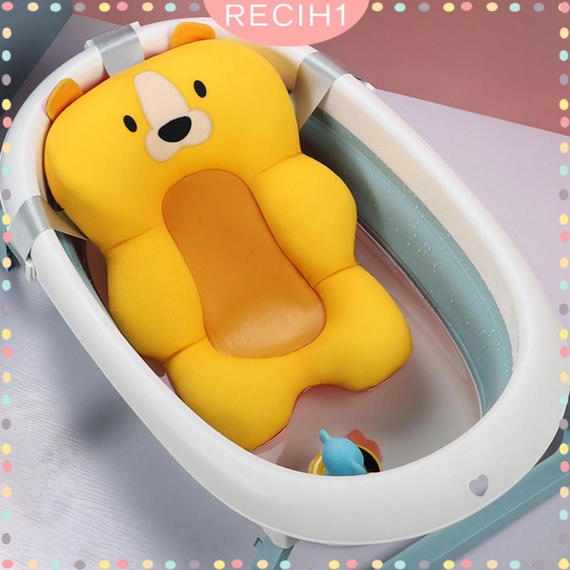 Đệm Lưới Lót Bồn Tắm Thoáng Khí Thoải Mái Chống Rò Rỉ Dễ Thương Cho Bé