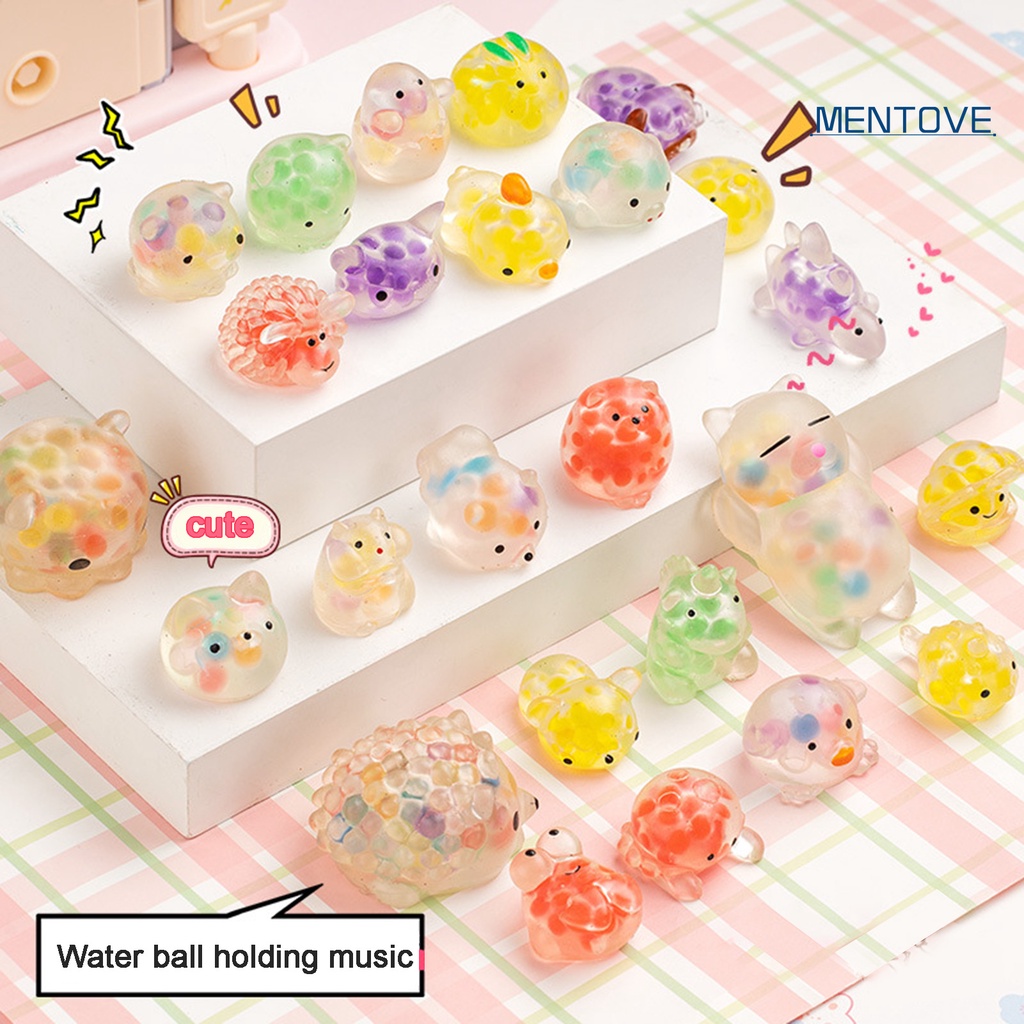 Set 10 Đồ Chơi Mềm Dẻo Giảm Căng Thẳng Hình Động Vật Xinh Xắn