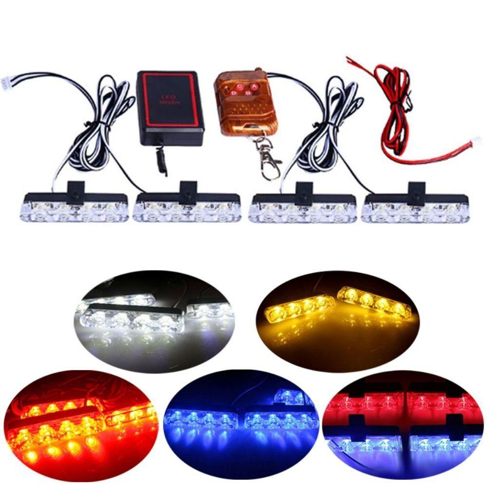 Malcolm Đèn led 16 Bóng Cảnh Báo Bốn Bóng Chuyên Dụng Cho Xe Hơi