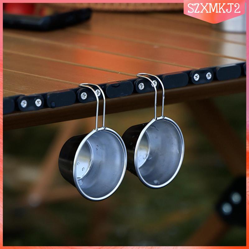 Bộ 2 Tô Đựng Thức Ăn Bằng Thép Không Gỉ Thiết Kế Nhỏ Gọn Tiện Dụng Mang Theo Du Lịch Cắm Trại