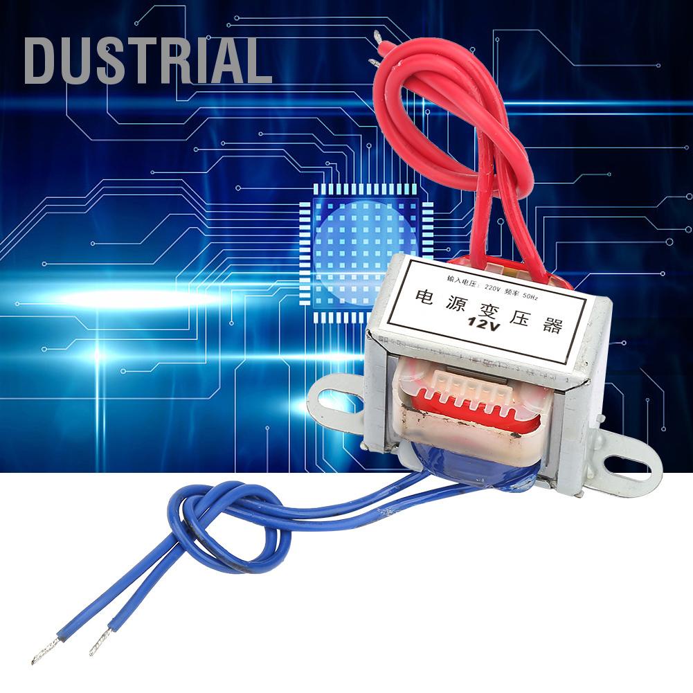 AC 12V/24V Điện áp đầu ra 2W Đầu vào 220V 50Hz Máy biến nguồn đơn Dustrial A.