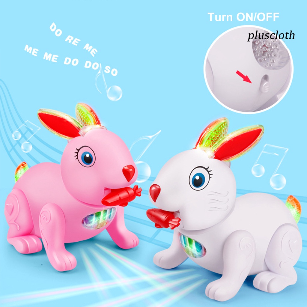 Đồ Chơi Thỏ Nhảy Múa Bằng Điện Phát Sáng