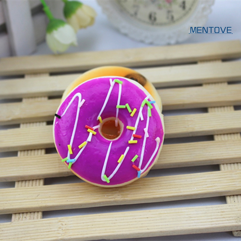 Đồ Chơi Nắn Bóp Đàn Hồi Giảm Stress Hình Bánh Donut
