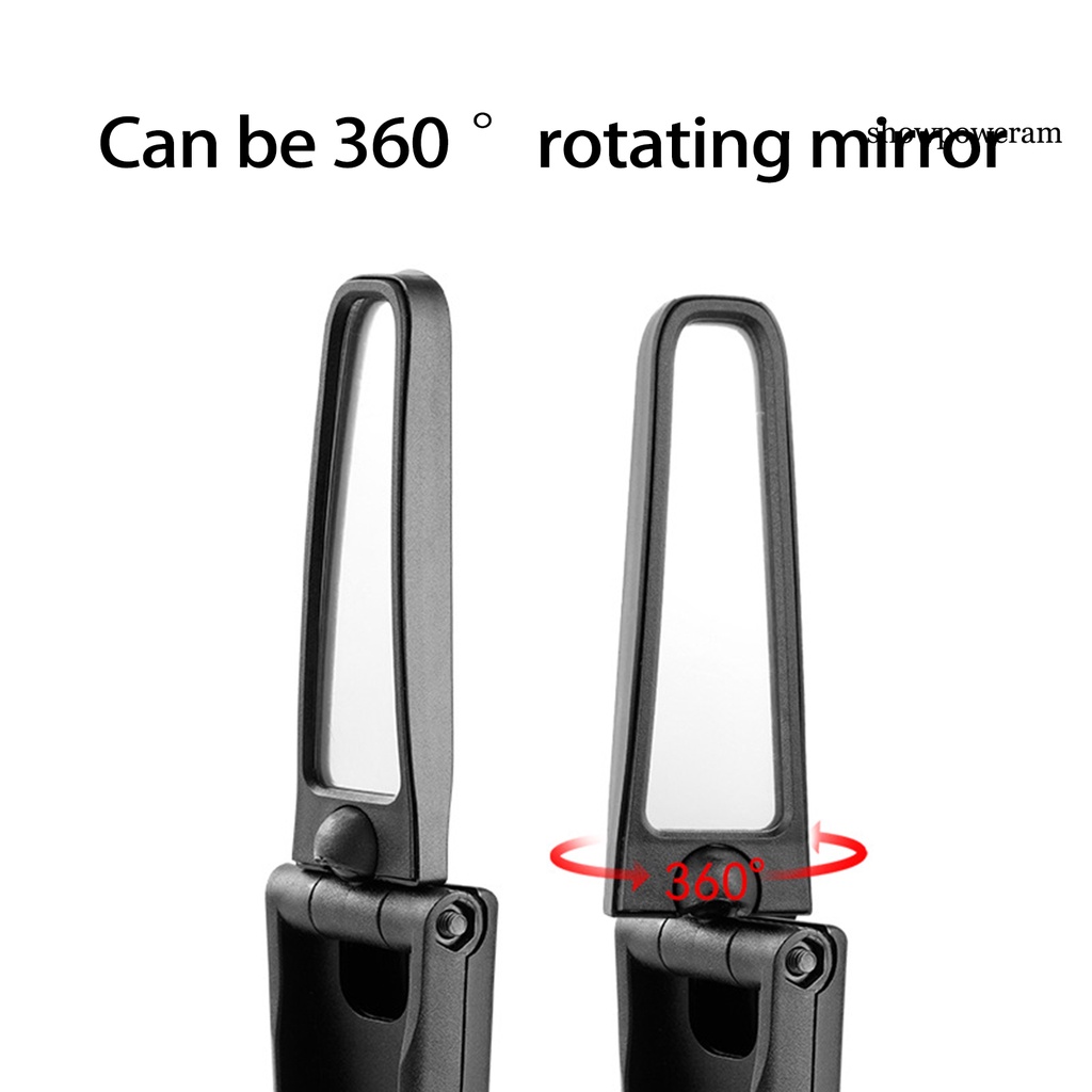 Gương Chiếu Hậu Bằng Acrylic Chống Thấm Nước Tùy Chỉnh Góc Độ Tiện Dụng Cho Xe Đạp