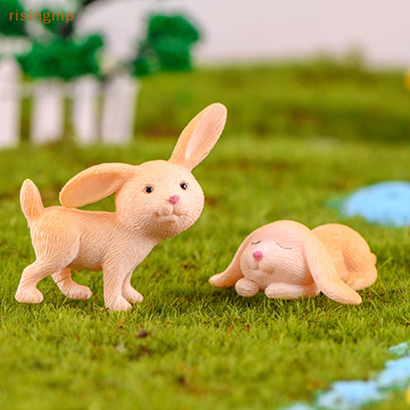 Set 7 Mô Hình Lễ Phục Sinh Bằng Nhựa Resin Trang Trí Tiểu Cảnh