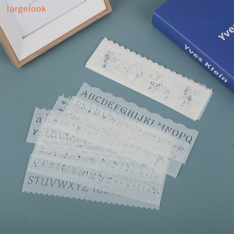 Set 8 Khuôn Tạo Hình Chữ Cái / Sóng / Động Vật DIY Trang Trí Tường / Album