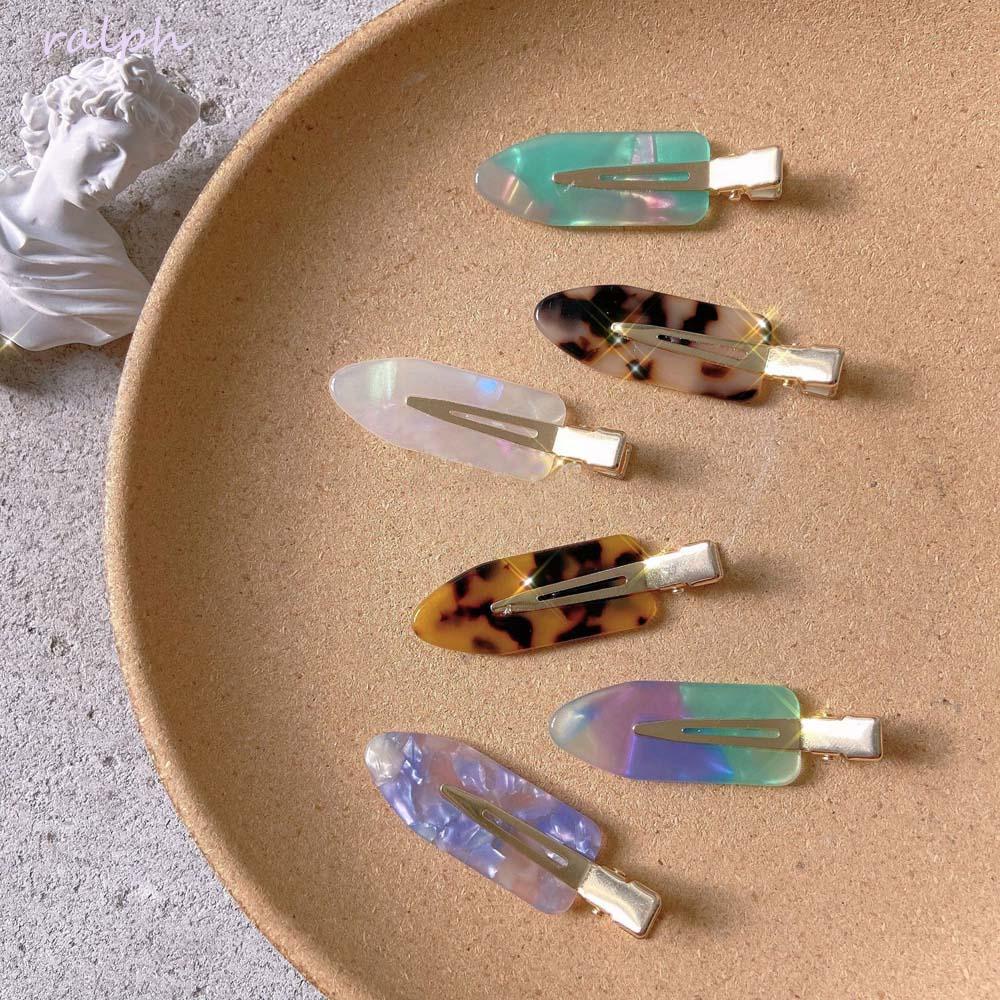 Kẹp Tóc Không Đường May Họa Tiết Da Báo Đơn Giản Phong Cách Hàn Quốc