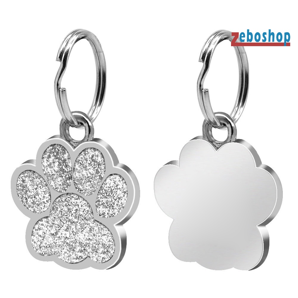 Thẻ ID Hình Dấu Chân Cún Trang Trí Cho Leo Núi / Cún Cưng