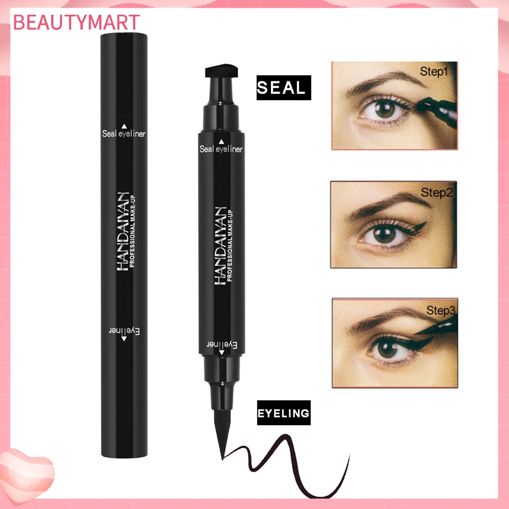 Bút Kẻ Mắt Dạng Lỏng Thiết Kế Hai Đầu Màu Đen Quyến Rũ