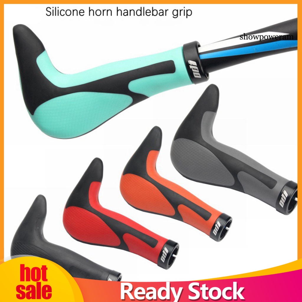 1 Cặp Vỏ Bọc Tay Lái Xe Đạp Leo Núi Bằng Silicone Chống Trượt