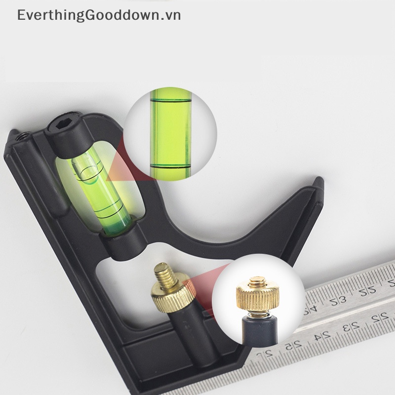 Thước Đo Góc Phải 45 / 90 Độ 12inch Có Thể Điều Chỉnh