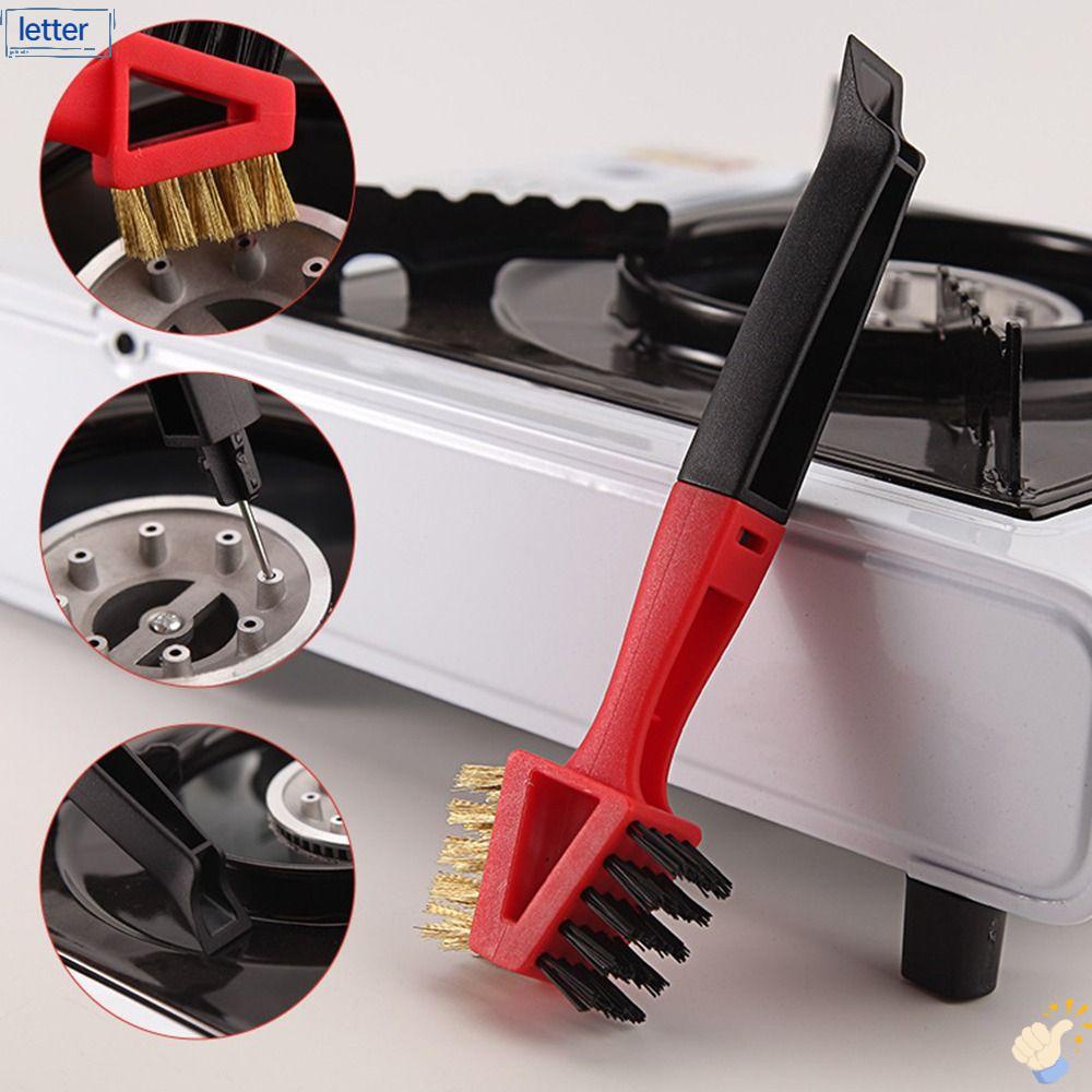 Bàn Chải Sợi Thép 4 Trong 1 Vệ Sinh Bếp Ga Tiện Dụng