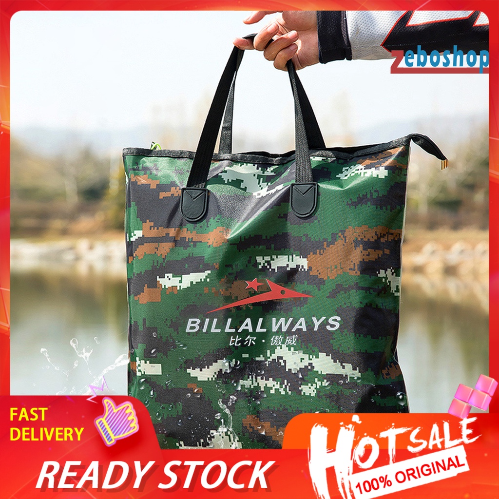 Túi Đựng Nước Bằng Vải Oxford Sức Chứa Lớn Có Thể Gấp Gọn Dùng Khi Đi Câu Cá / Cắm Trại