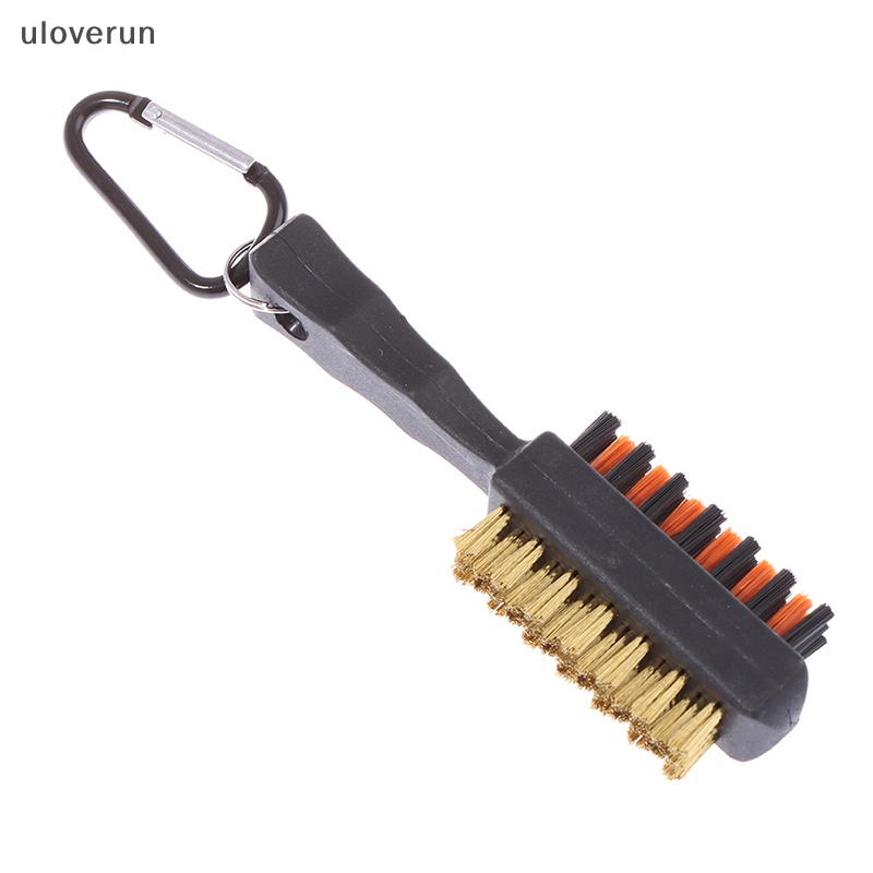 Bàn Chải Nylon 2 Mặt Có Dây Kéo Vệ Sinh Gậy Đánh Golf Chuyên Dụng