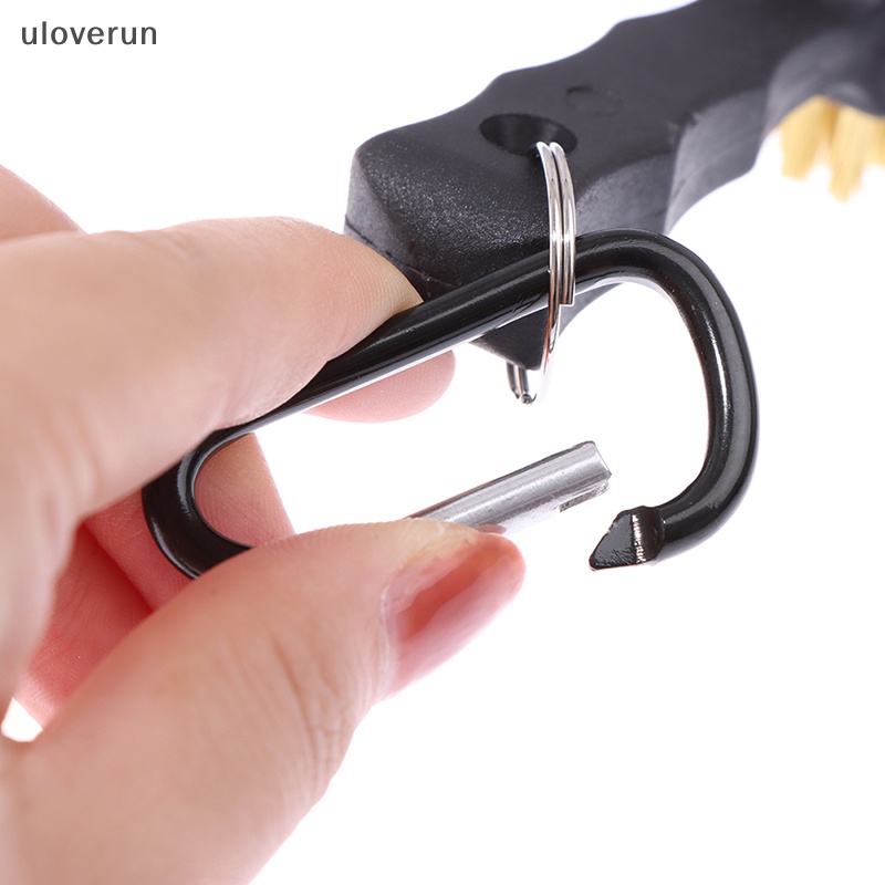 Bàn Chải Nylon 2 Mặt Có Dây Kéo Vệ Sinh Gậy Đánh Golf Chuyên Dụng