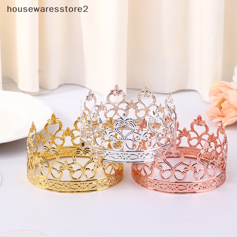 1 Vương Miện Trang Trí Bánh Kem Màu Sắc Vàng Đồng 2 Cái