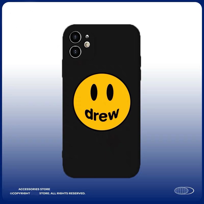 Ốp lưng IPhone cạnh vuông DREW HOUSE 6plus/6s/6splus/7/7plus/8/8plus/x/xr/xs/11/12/13/14/pro/max/plus/promax BVC91