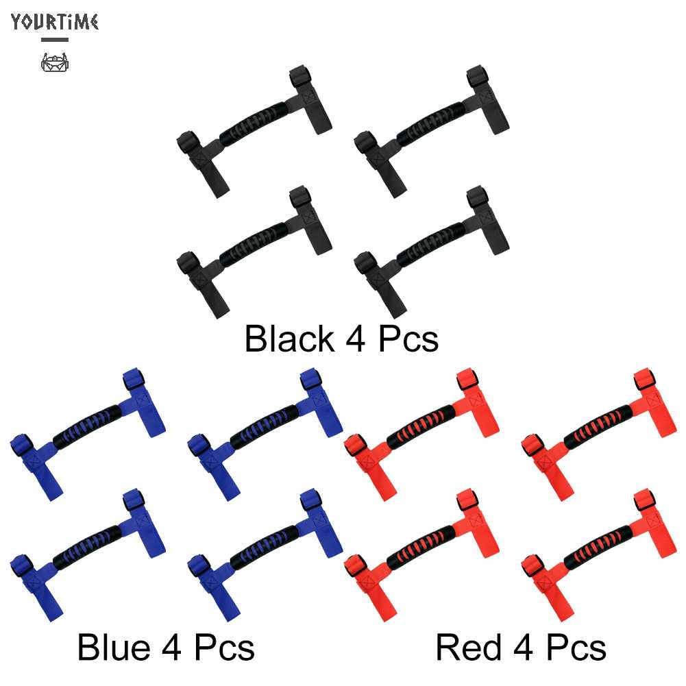 Bộ 4 Dây Gắn Tay Nắm Cửa Xe Hơi Chống Trượt Tiện Lợi