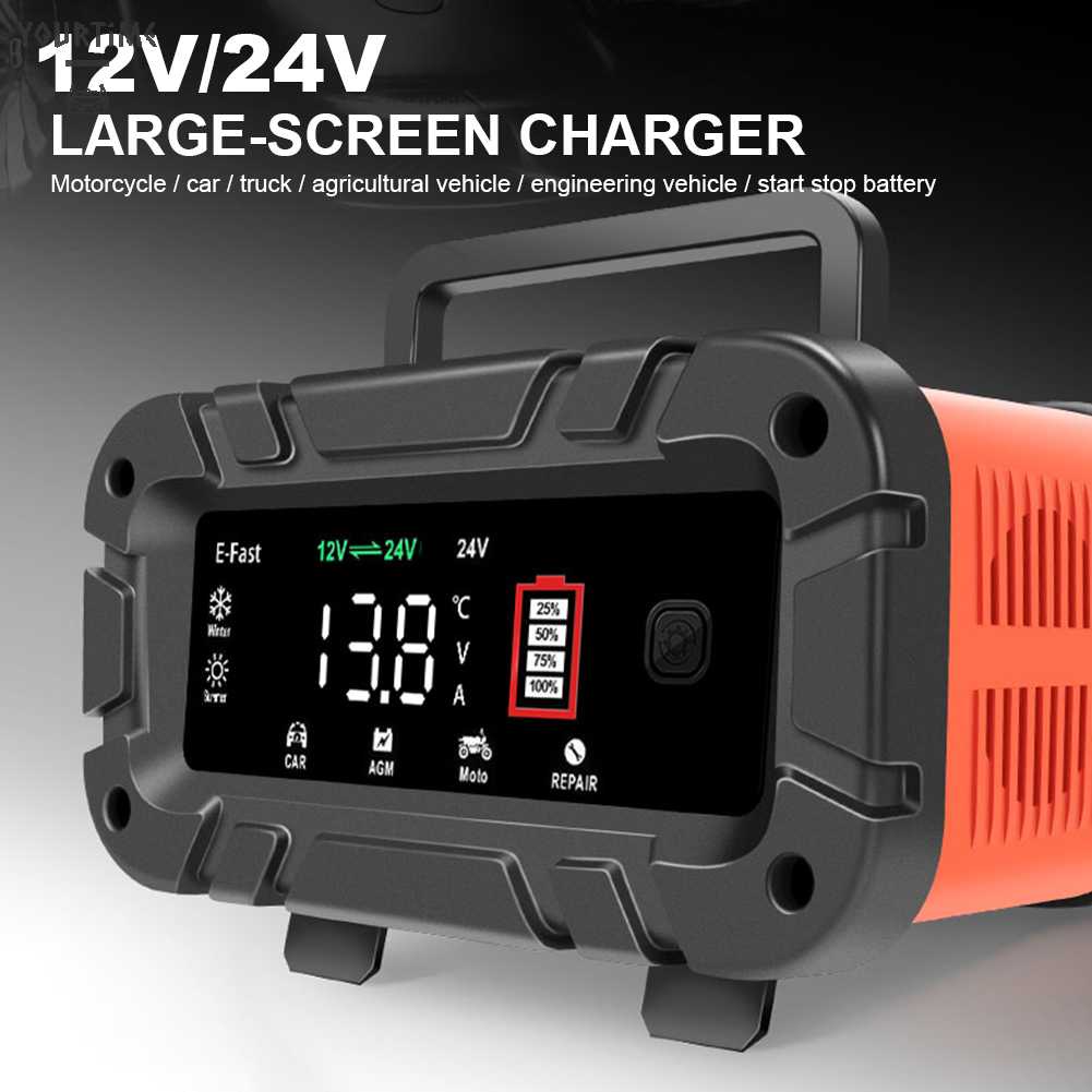 Bộ Sạc Pin 7 Phần 24V 5A Impulse Dùng Để Sửa Chữa Ô Tô AGM EFB