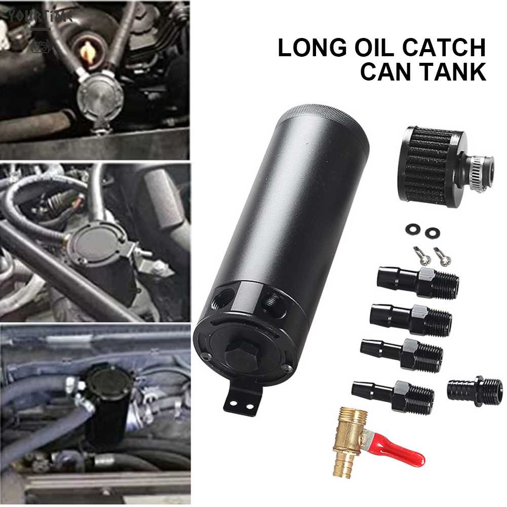 Bình Đựng Dầu 2 Cổng Bằng Nhôm Cho Xe Hơi