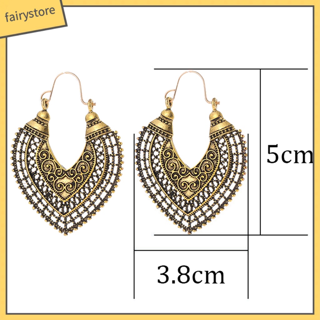 Bông Tai Bằng Hợp Kim Phong Cách Bohemian Thời Trang Cho Nữ