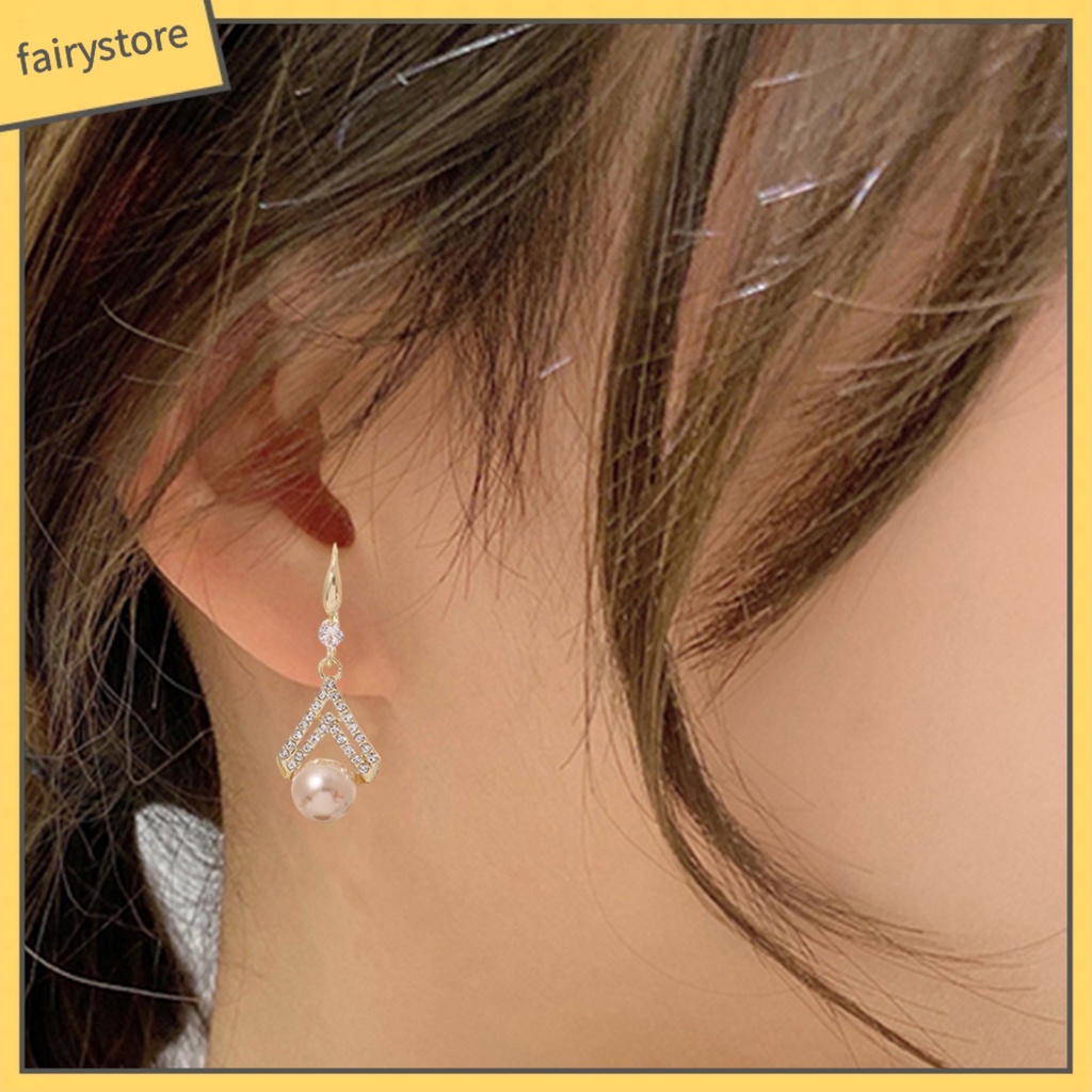 1 Đôi Bông Tai Thời Trang Thanh Lịch Phong Cách Retro Dành Cho Nữ