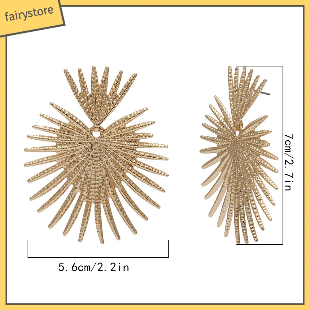 Khuyên Tai Hình Quạt / Trái Tim Vintage Cho Nữ