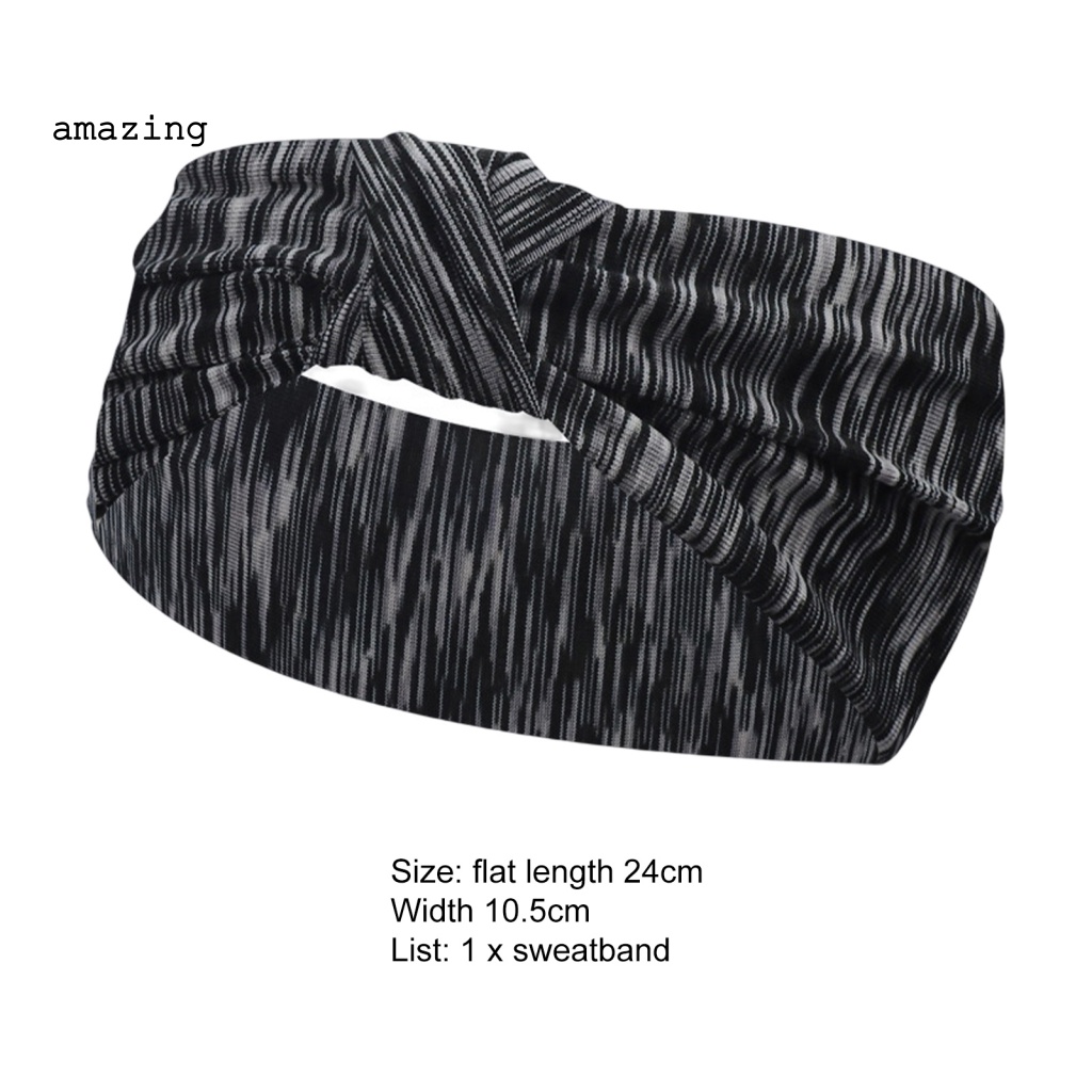 Băng Đô Thể Thao Bản Rộng Co Giãn Tốt Thiết Kế Thắt Nút Độc Đáo Tiện Dụng