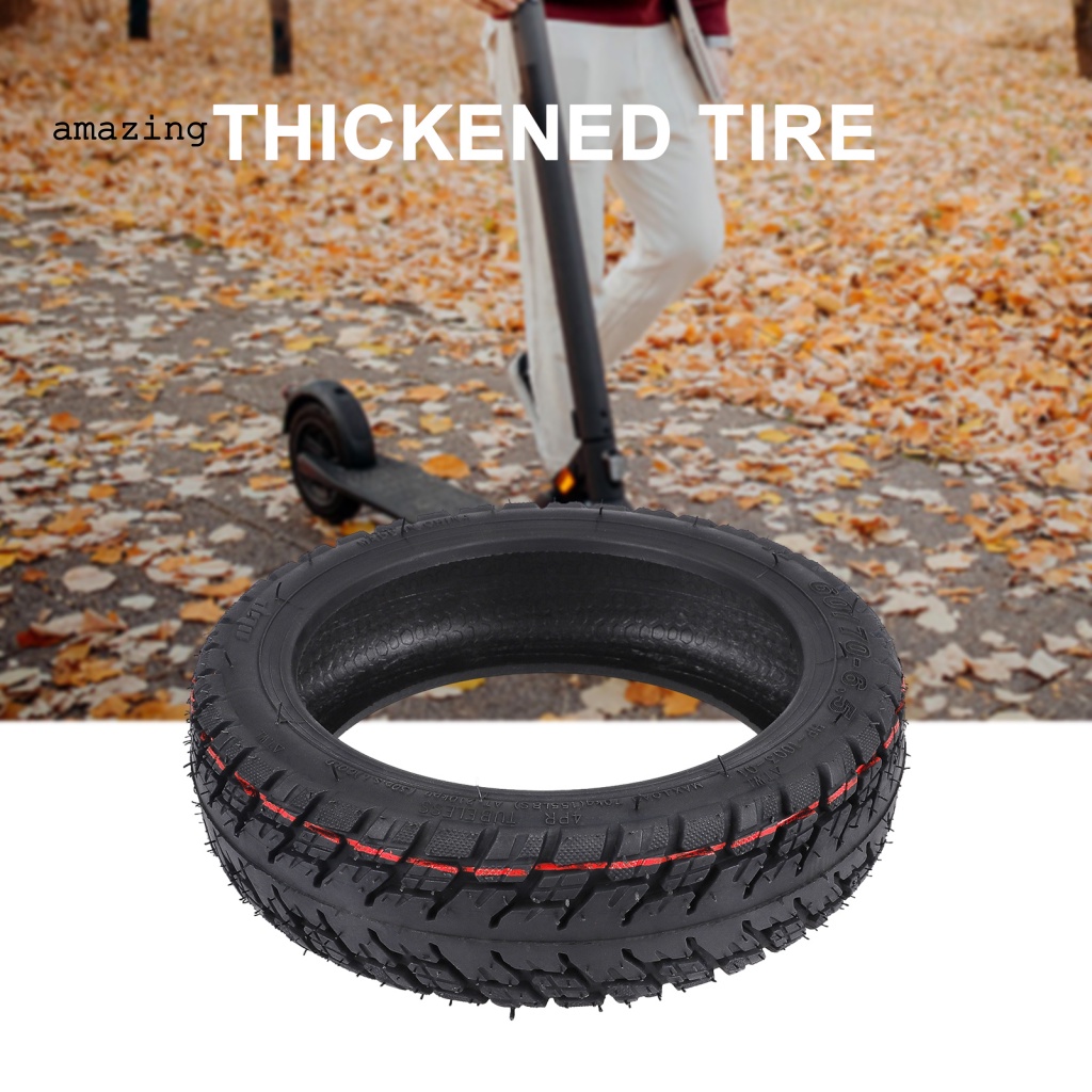 Bộ 2 Lốp Xe 60 / 70-6.5 Dày Dặn Chống Nổ Kèm Vòi Cho Xe Điện Max G30