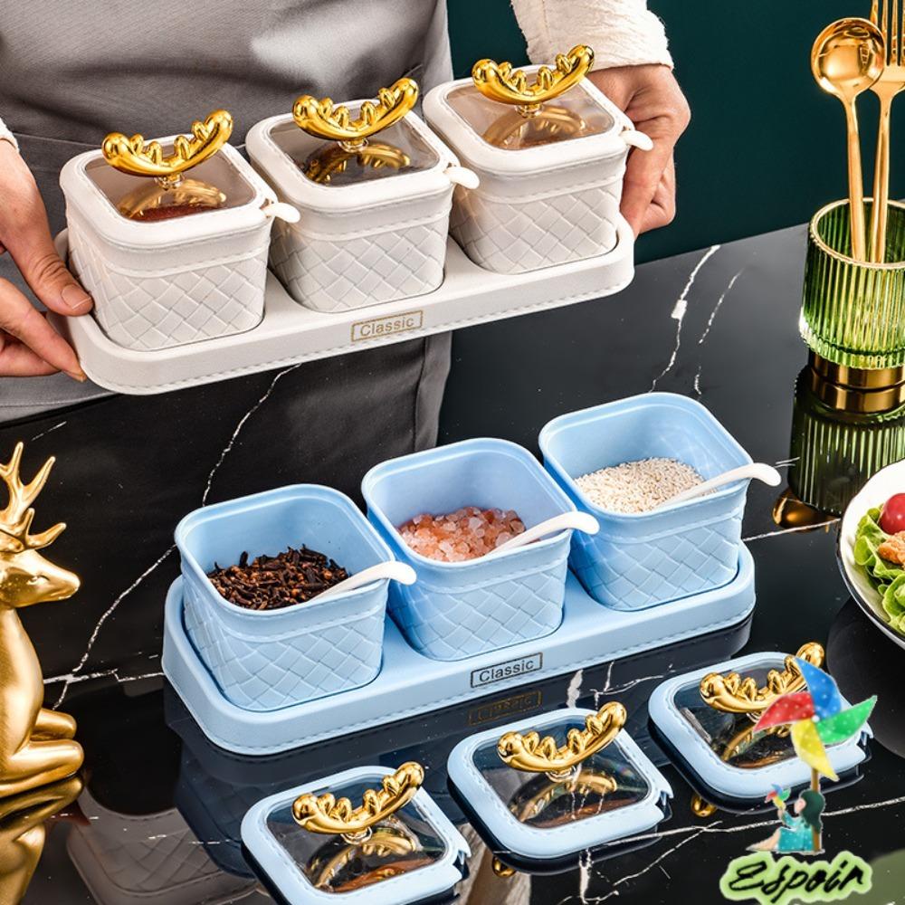 Hộp Đựng Gia Vị Có Nắp Đậy Tiện Dụng Cho Nhà Bếp