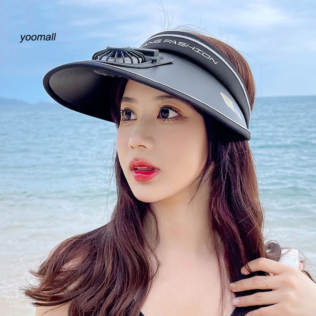 Mũ Lưỡi Trai Hở Chóp Chống Tia UV Tiết Kiệm Năng Lượng Cho Nữ