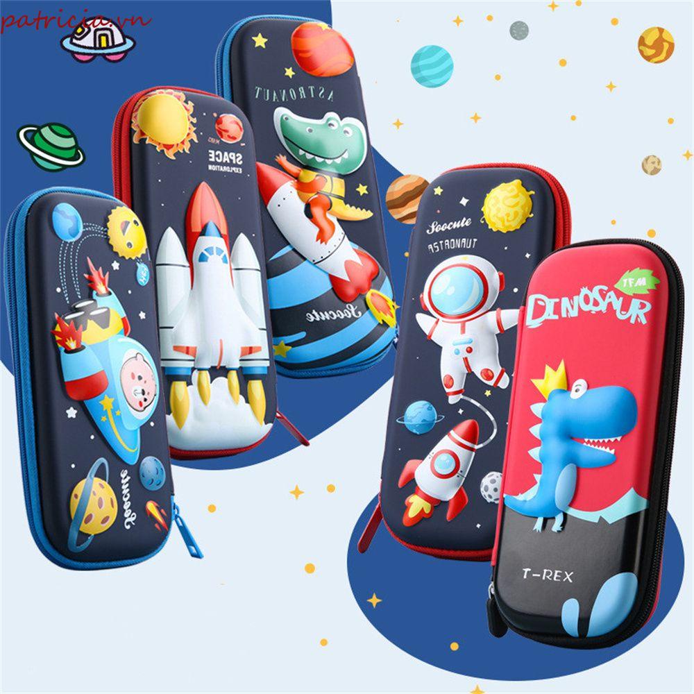 Túi Đựng Bút EVA Họa Tiết Động Vật 3D Dễ Thương Cho Học Sinh Ốp