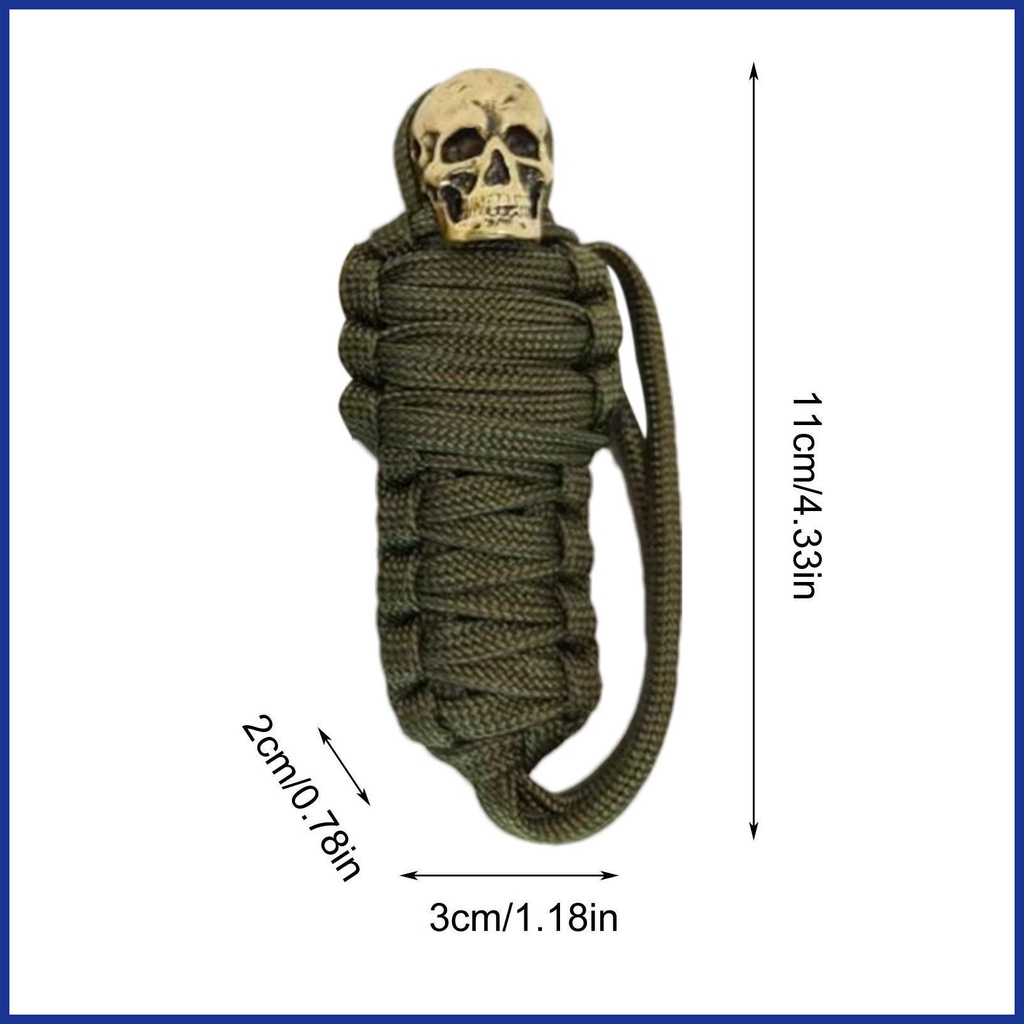 Móc Khóa Hình Đầu Lâu Bằng Kim Loại Phong Cách Retro