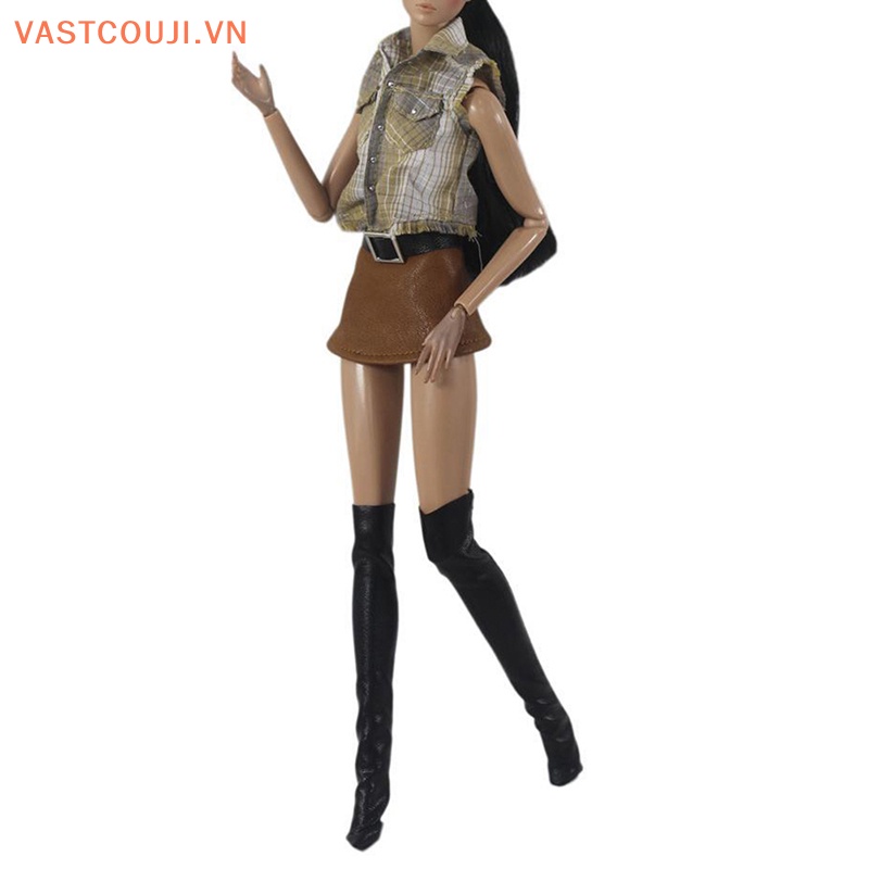 Set 4 Chân Váy + Túi Xách Xinh Xắn Cho Búp Bê 30cm Tỉ Lệ 1 / 6