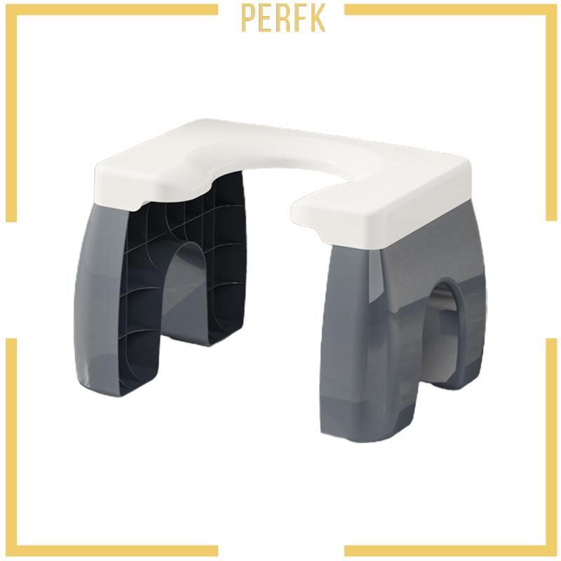 [Perfk] Ghế Ngồi Toilet Cho Người Lớn Trẻ Em Đi Vệ Sinh Trong Nhà / Ngoài Trời