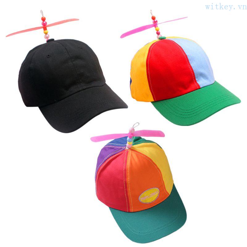 Mũ Lưỡi Trai Thêu Hình Trực Thăng Cánh Quạt Có Thể Điều Chỉnh Kích Thước Cho