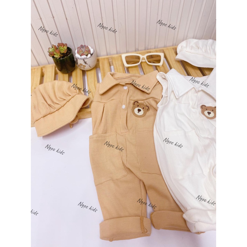 Set jum gấu bông 2 màu size 8-15kg