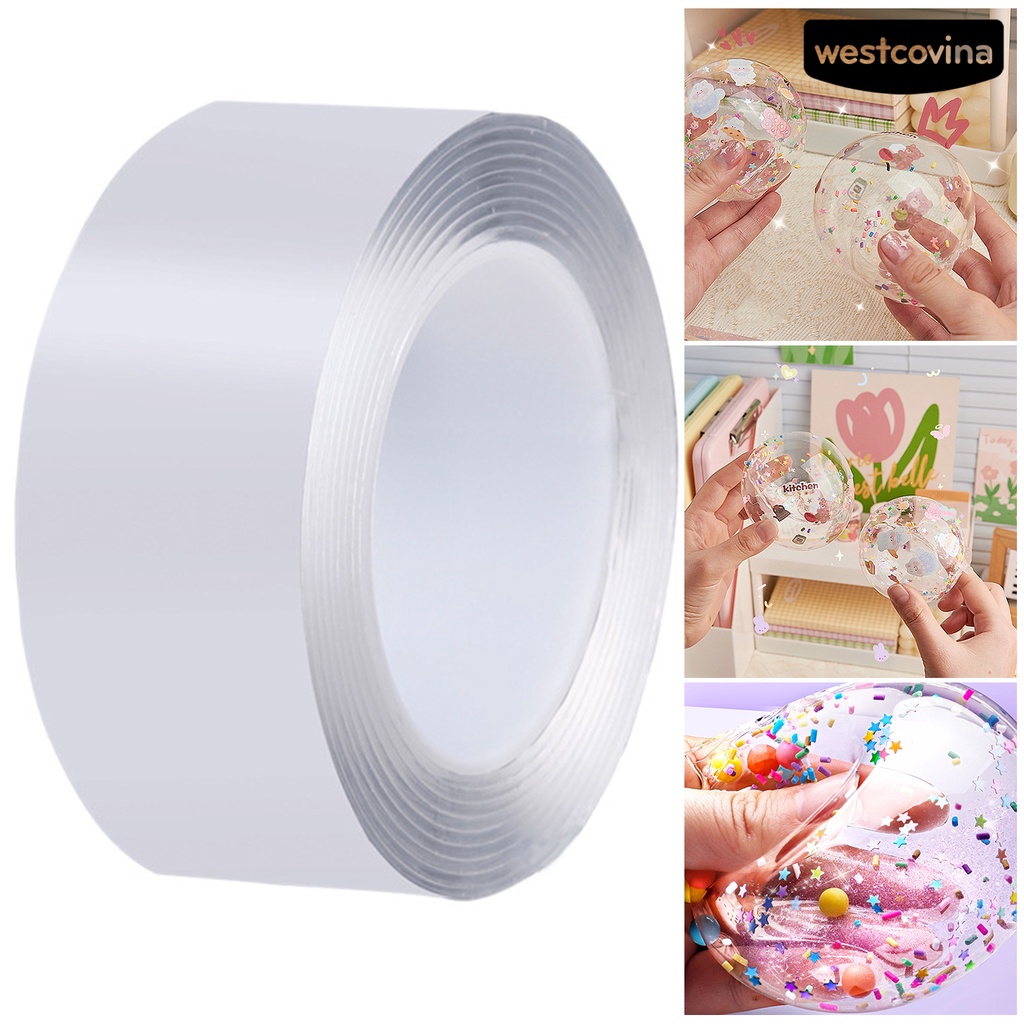 [WSTN]✎Cuộn Băng Keo Nano 100cm Hai Mặt Giải Tỏa Căng Thẳng Vui Nhộn
