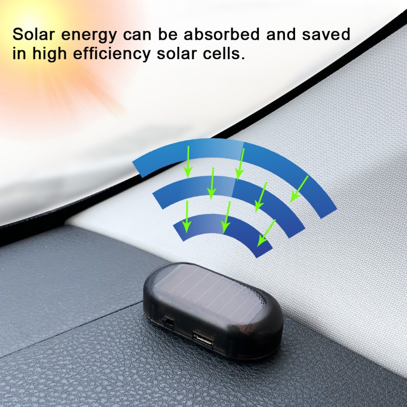 Đèn LED Giả Cảnh Báo Chống Trộm Sử Dụng Năng Lượng Mặt Trời