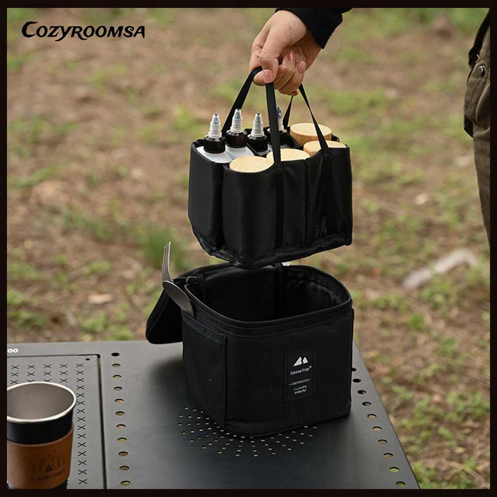 Bộ Hộp Đựng Gia Vị Tiện Lợi Khi Đi Dã Ngoại